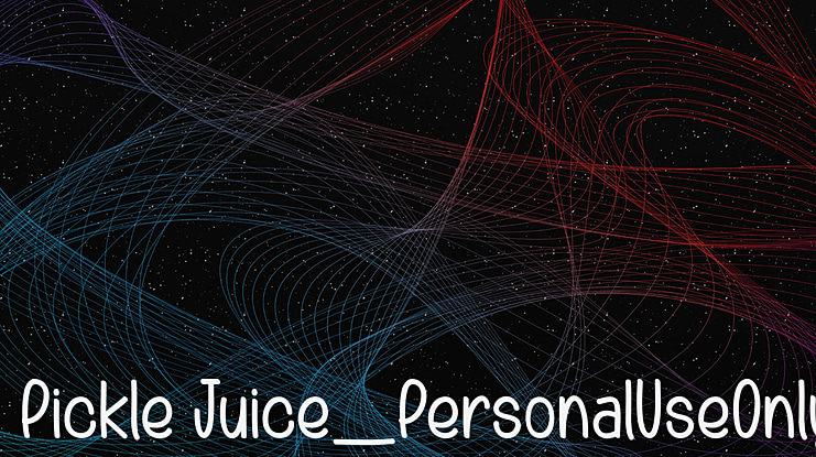 Pickle Juice_PersonalUseOnly Font