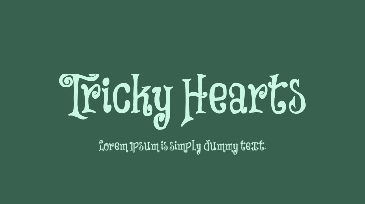 Tricky Hearts Font