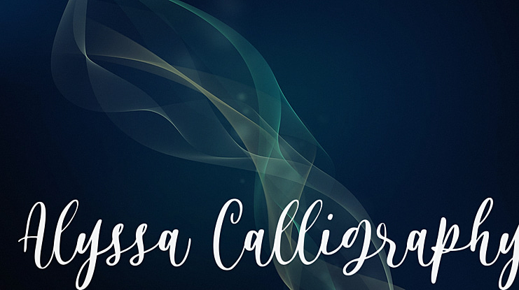Alyssa Calligraphy Font