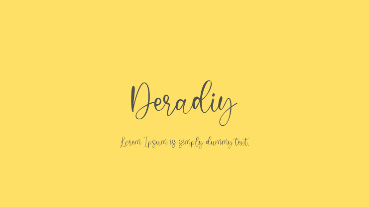 Deradiy Font