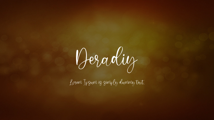 Deradiy Font