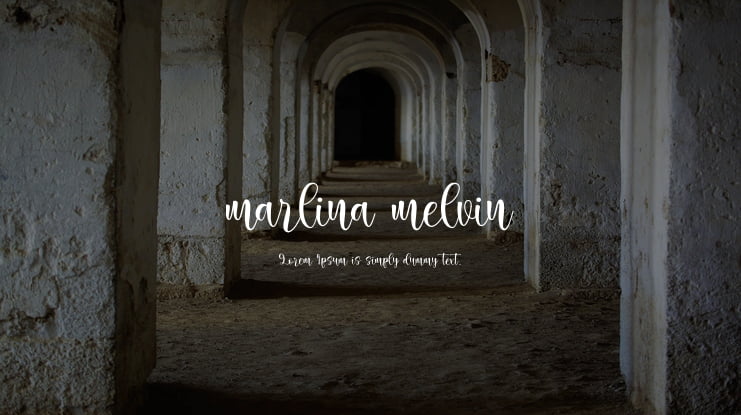 marlina melvin Font