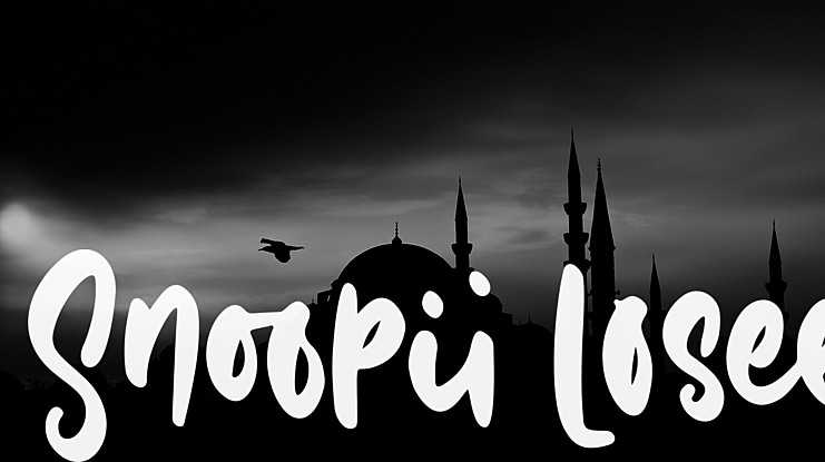 Snoopii Losee Font