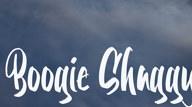 Boogie Shaggy Font