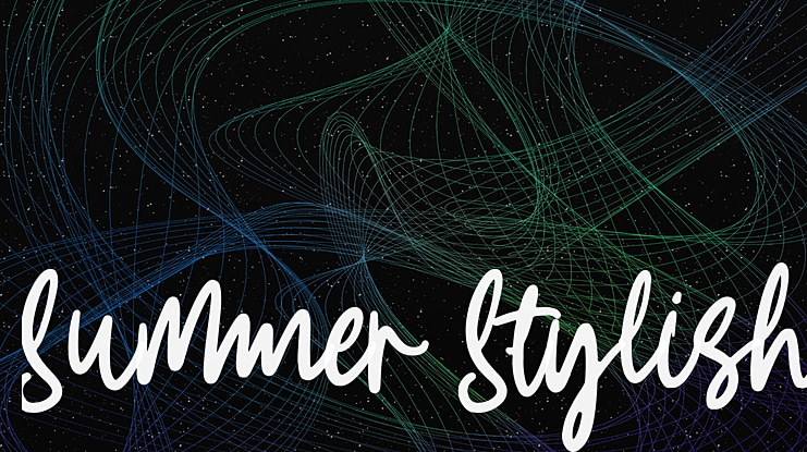 Summer Stylish Font