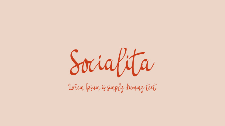 Socialita Font
