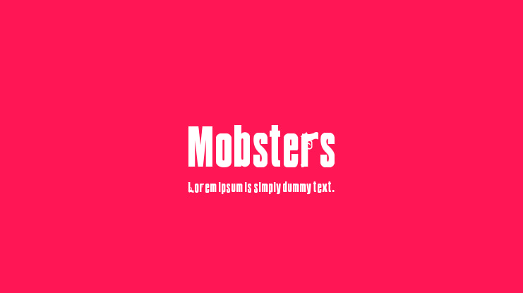 Mobsters Font