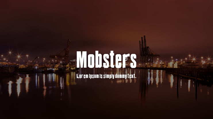 Mobsters Font