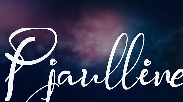 Pjaulline Font