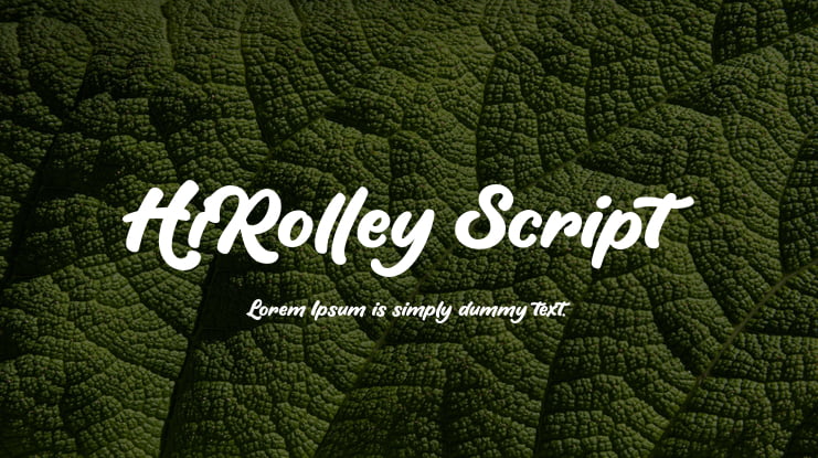 HiRolley Script Font