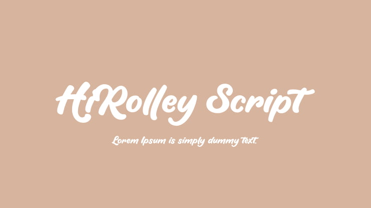 HiRolley Script Font