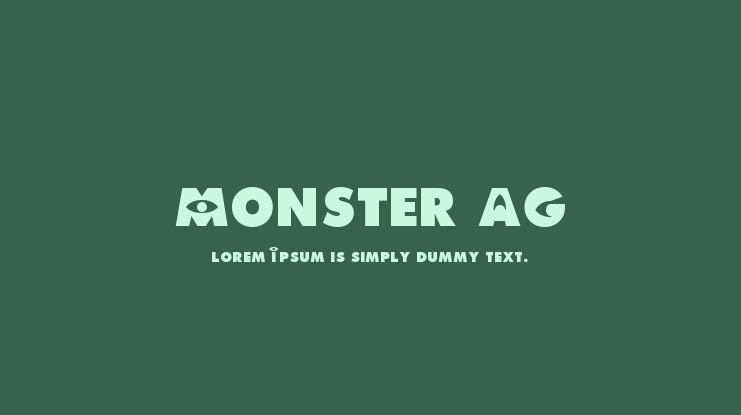 Monster AG Font