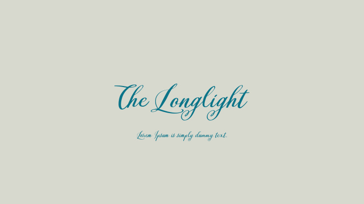 The Longlight Font