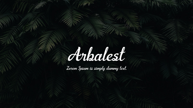 Arbalest Font