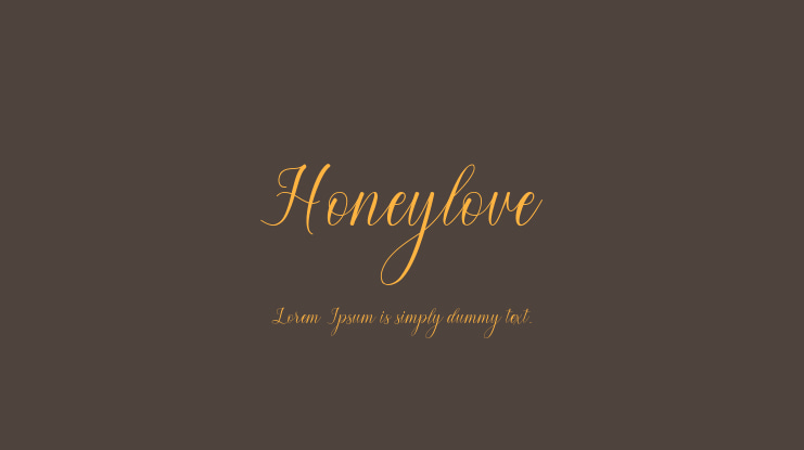 Honeylove Font