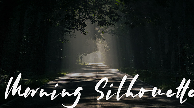 Morning Silhouette Font