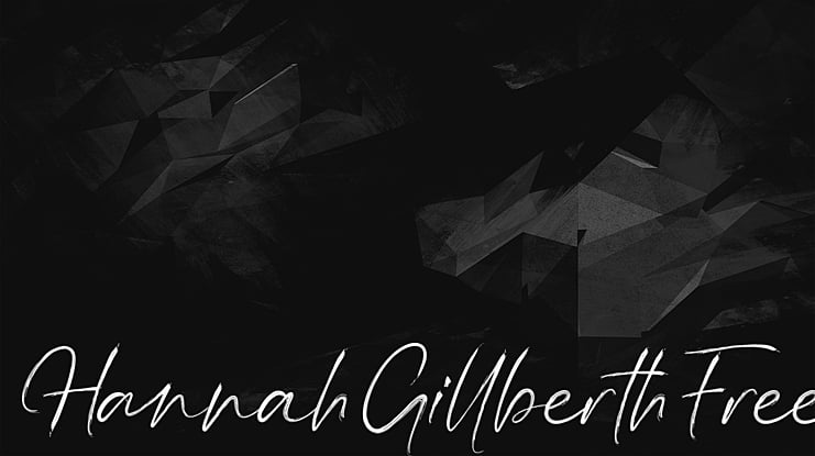 Hannah Gillberth Free Font