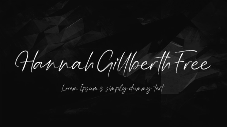 Hannah Gillberth Free Font