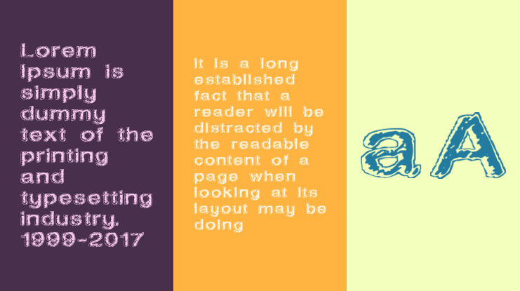 Oil On The Water Font