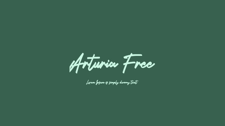 Arturia Free Font