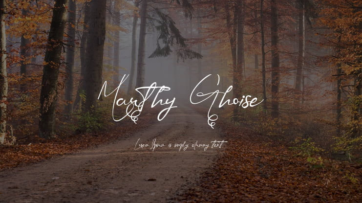 Mauthy Ghoise Font