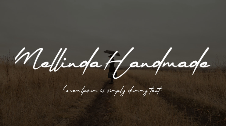 Mellinda Handmade Font