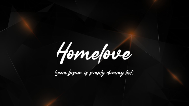 Homelove Font