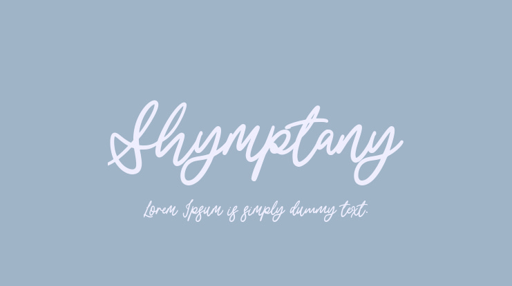 Shymptany Font