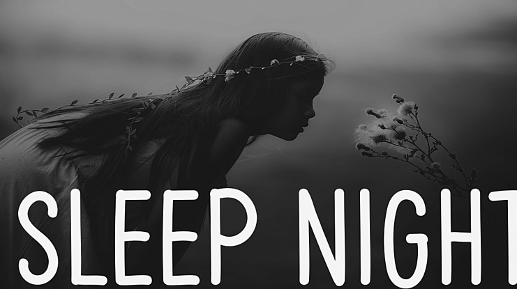 Sleep Night Font