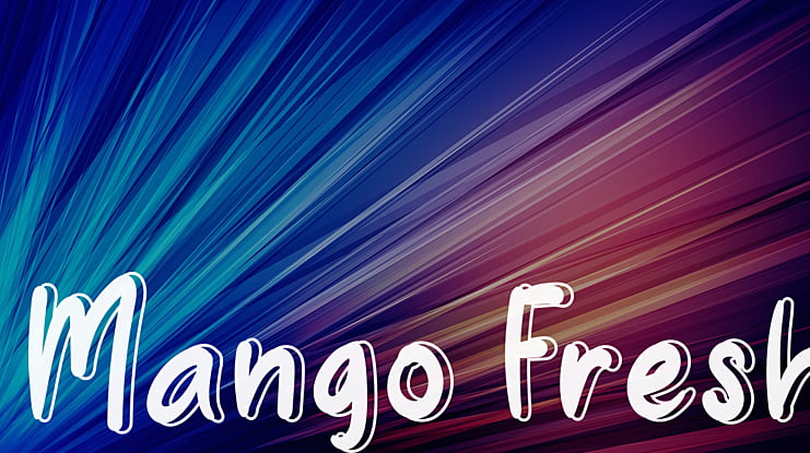 Mango Fresh Font
