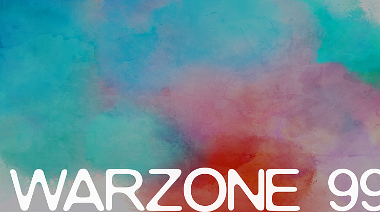 WARZONE 99 Font