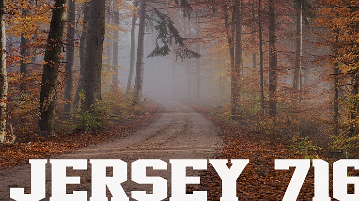 Jersey 716 Font