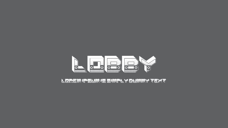Lobby Font Family