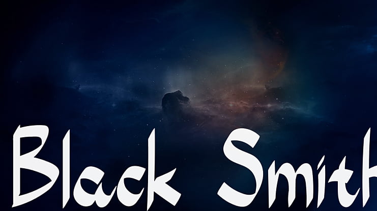 Black Smith Font