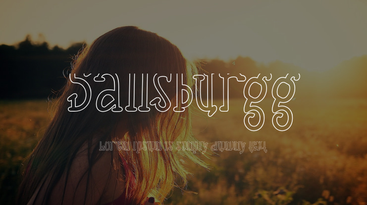Sallsburgg Font