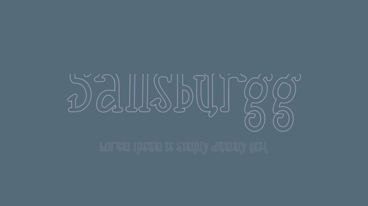 Sallsburgg Font