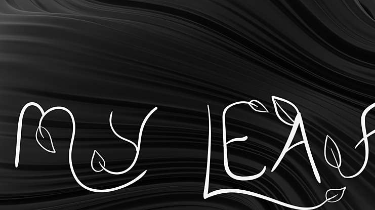My Leaf Font