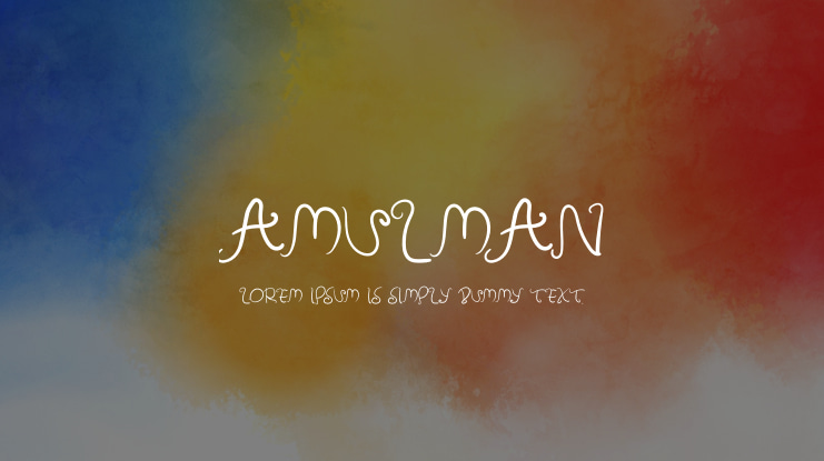 Amulman Font Family