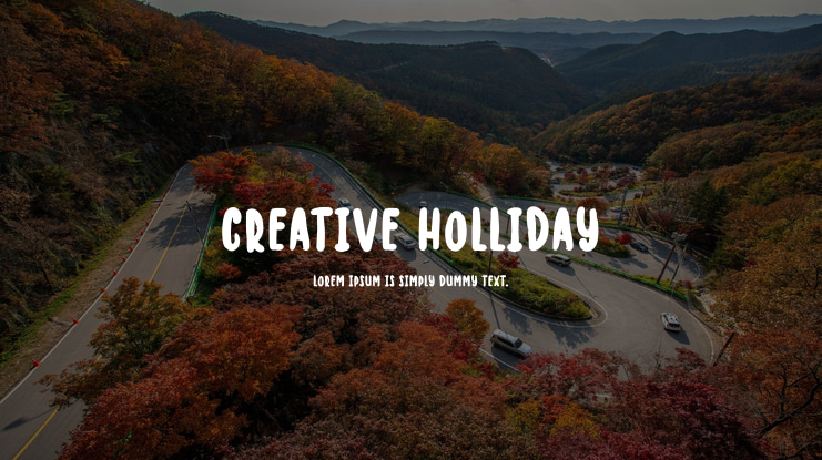 CREATIVE HOLLIDAY Font