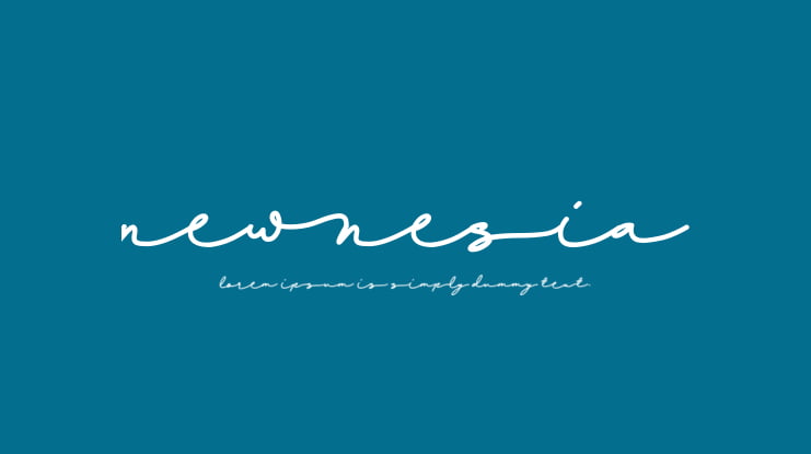Newnesia Font