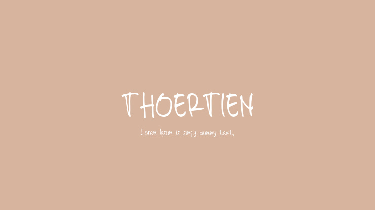 THOERTIEN Font
