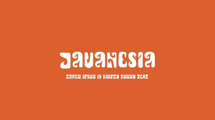 Javanesia Font