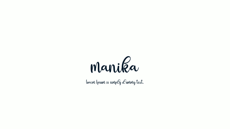 manika Font