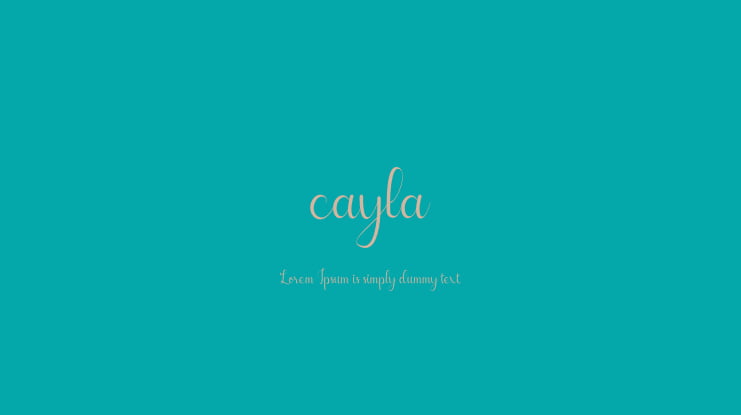 cayla Font