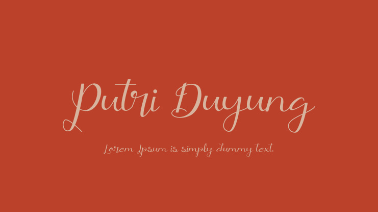 Putri Duyung Font