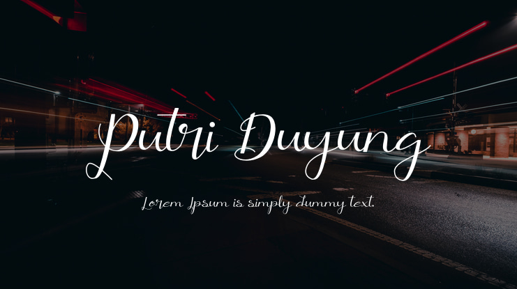 Putri Duyung Font