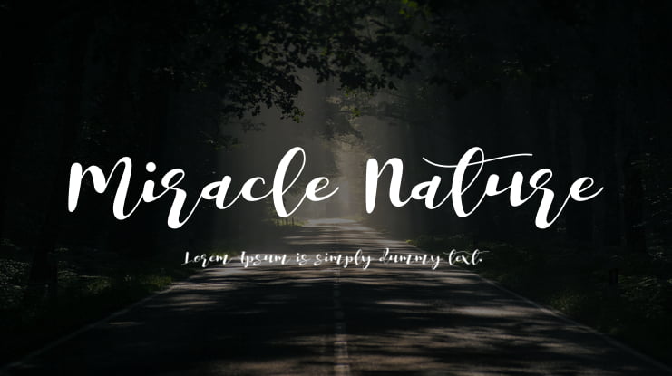 Miracle Nature Font