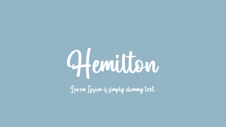 Hemilton Font