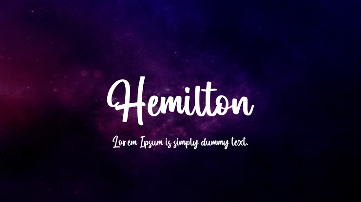 Hemilton Font