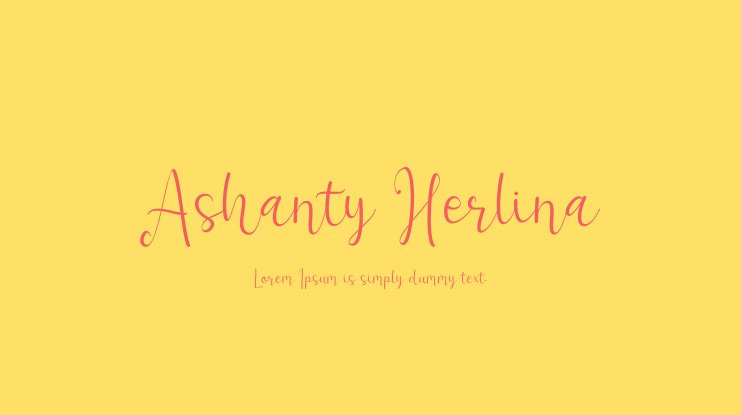 Ashanty Herlina Font